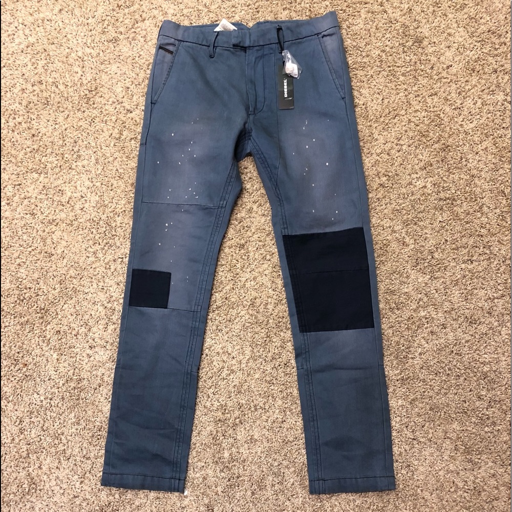 NWT! Mens Diesel Chino-Phoenix Distressed27”